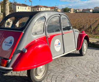 Bordeaux Highlights 2CV Private tour 3h00 + Wine tasting