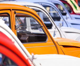 Rallye à Versailles en 2CV